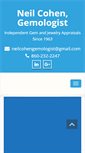 Mobile Screenshot of neilgemologist.com